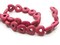 27 15mm Pink Dyed Synthetic Turquoise Stone Puffed Love Heart Beads Love Heart Beads